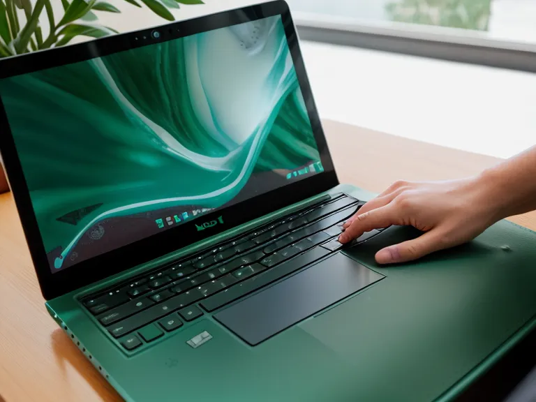Hände beim Tippen auf einer Tastatur, im Hintergrund ein Tool zur Textanalyse.