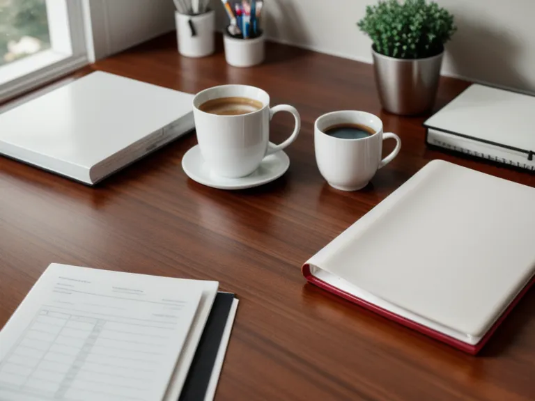 Stapel von gedruckten B2B Whitepapers im professionellen DIN-A4 Format.