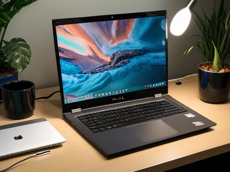 Nahaufnahme eines Laptop-Bildschirms mit einer Textanalyse-Software und farbigen Markierungen.
