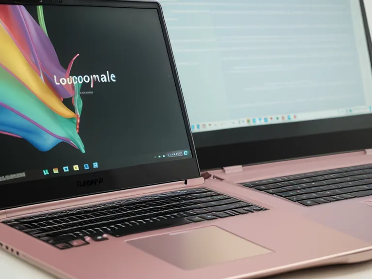 Laptop-Bildschirm mit markiertem Text in einer Analyse-Software für bessere Lesbarkeit.