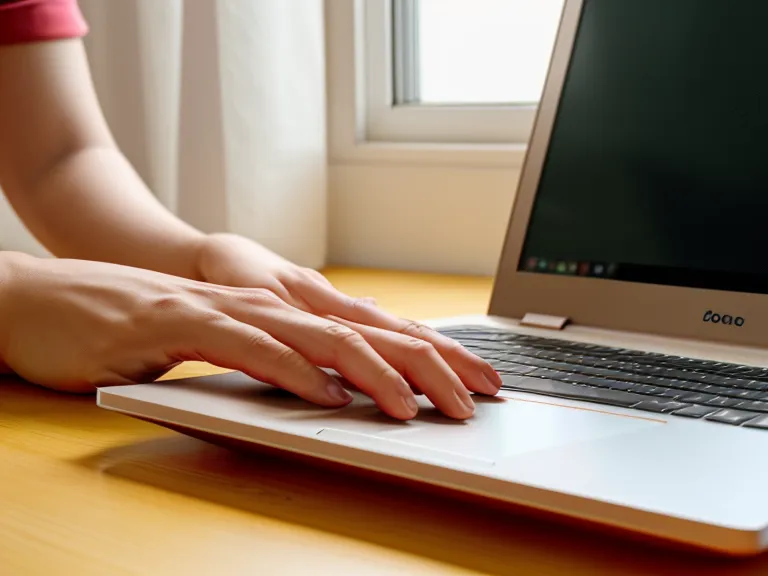 Nahaufnahme der Wortliga Textanalyse auf einem Laptop-Bildschirm mit farbigen Wortmarkierungen.