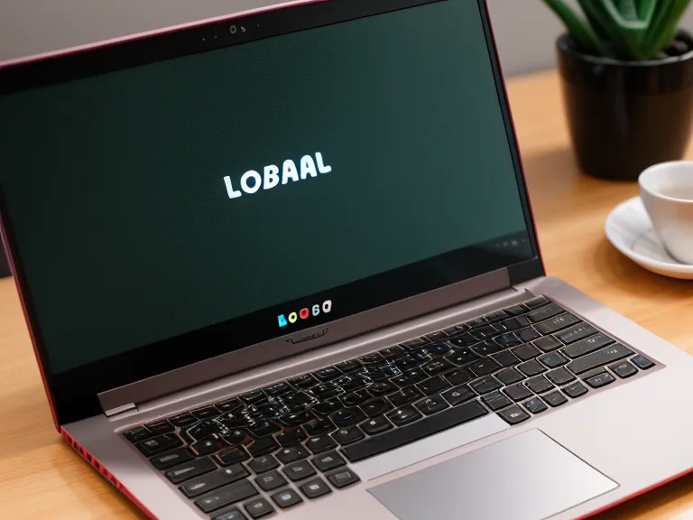 Nahaufnahme eines Laptop-Bildschirms beim Bearbeiten eines komplexen deutschen Textes.