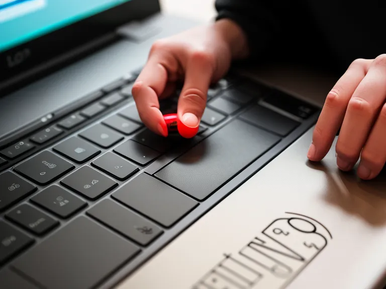 Nahaufnahme eines Laptops mit der WORTLIGA Textanalyse Oberfläche und Schreibutensilien.